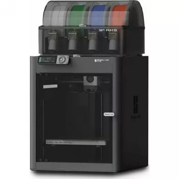 BambuLab P1S Combo 3D Printer (AMS Included, FDM, 256 x 256 x 256 mm)