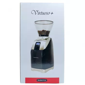 Baratza Virtuoso+ 70 W Młynek do Kawy ze Stożkowymi Żarnami Czarno-Srebrny