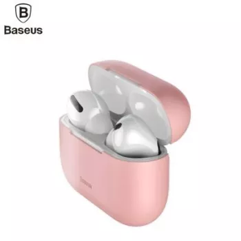 Baseus AirPods Pro Silica Silikonowe etui ochronne Różowy