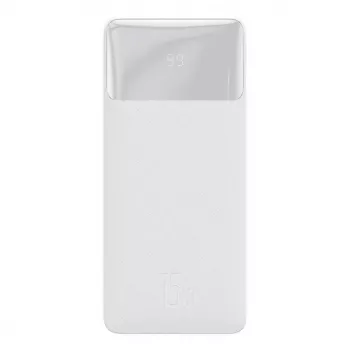 Baseus Bipow Powerbank z wyświetlaczem 10000mAh 15W (Overseas Edition) Biały