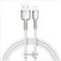 Baseus Cafule Metal USB-A do Lightning 1.0m 2.4A Biały