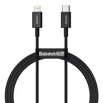 Baseus Cafule Series Metal USB-A do Lightning Kabel 1m Czarny CATLYS-A01