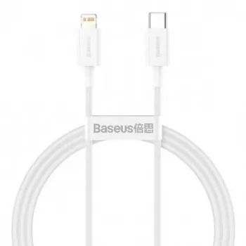 Baseus Cafule Series Metal USB-C to Lightning Cable 1m White