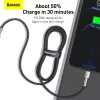 Baseus Cafule Series Metal USB-C do Lightning Kabel PD 20W 1m Czarny