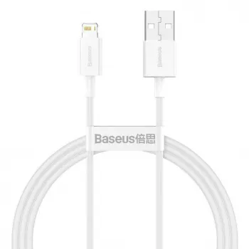 Baseus Cafule Series USB-A do Lightning Kabel 2m Biały CALYS-C02