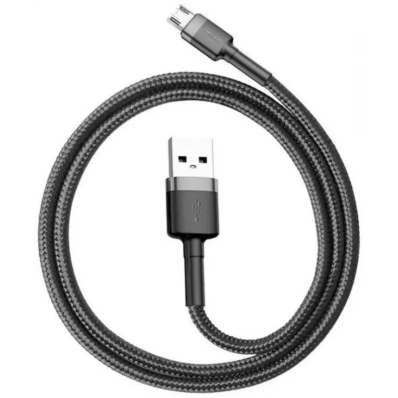 Baseus Cafule USB 2.0 Type A to Micro B Męski-Męski Kabel 2m (Czarny)