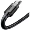 Baseus Cafule USB 2.0 Type A to Micro B Męski-Męski Kabel 2m (Czarny)