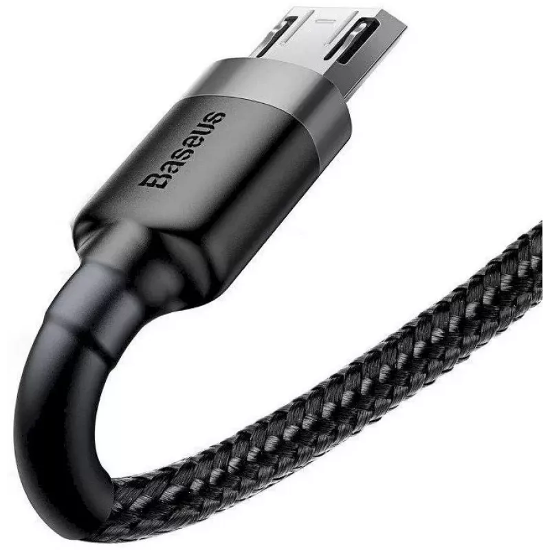 Baseus Cafule USB 2.0 Type A to Micro B Męski-Męski Kabel 2m (Czarny)