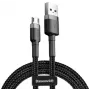 Baseus Cafule USB 2.0 Type A to Micro B Męski-Męski Kabel 2m (Czarny)
