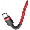 Baseus Cafule USB-C do USB-C PD 2.0 60W Flash Charging Cable, 2m, Czerwony (CATKLF-H09)