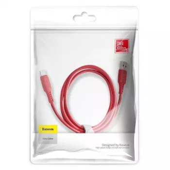 Baseus Colorful Kabel USB-A do Lightning 2.4A 1.2m Czerwony