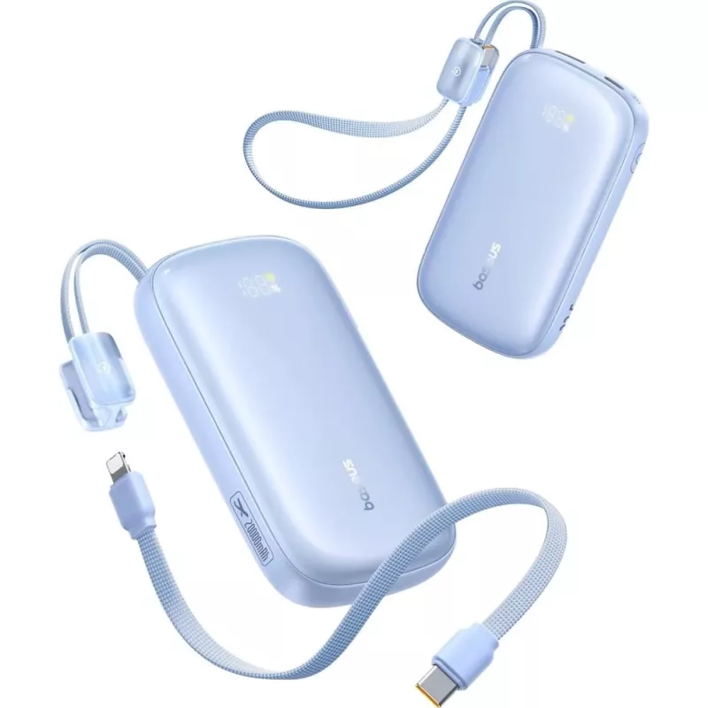 Baseus EnerFill FC21 Qpow 3 Ultra 20000 mAh 22.5W Power Bank Niebieski