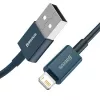 Baseus Lightning Superior Series Cable, Fast Charging, Data 2.4A, 1m Blue (CALYS-A03)
