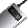 Baseus Metal Gleam Series 4-in-1 USB-C Hub, USB 3.0 + USB 2.0 + HDMI + USB-C PD, Silver