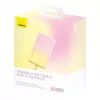 Baseus Popsicle 5200mAh 20W Power Bank z wbudowanym kablem Lightning i biały Baseus Simple USB-C do USB-C 60W 30cm - Żółto-Różowy