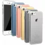 Etui Baseus Simple Series do Apple iPhone 7, przezroczysty różowe złoto