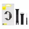 Baseus Slip-Thru pasek na rękę do Apple Watch 3/4/5/6/SE 38mm/40mm czarny (LBWSE-01)
