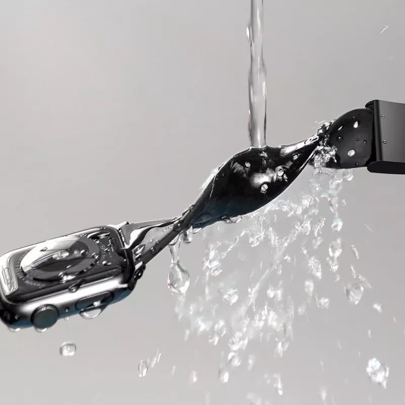 Baseus Slip-Thru pasek na rękę do Apple Watch 3/4/5/6/SE 38mm/40mm czarny (LBWSE-01)
