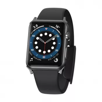 Baseus Slip-Thru pasek na rękę do Apple Watch 3/4/5/6/SE 38mm/40mm czarny (LBWSE-01)