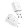 Baseus Speed Mini Quick Charger, USB-C, PD, 3A, 20W (Biały)