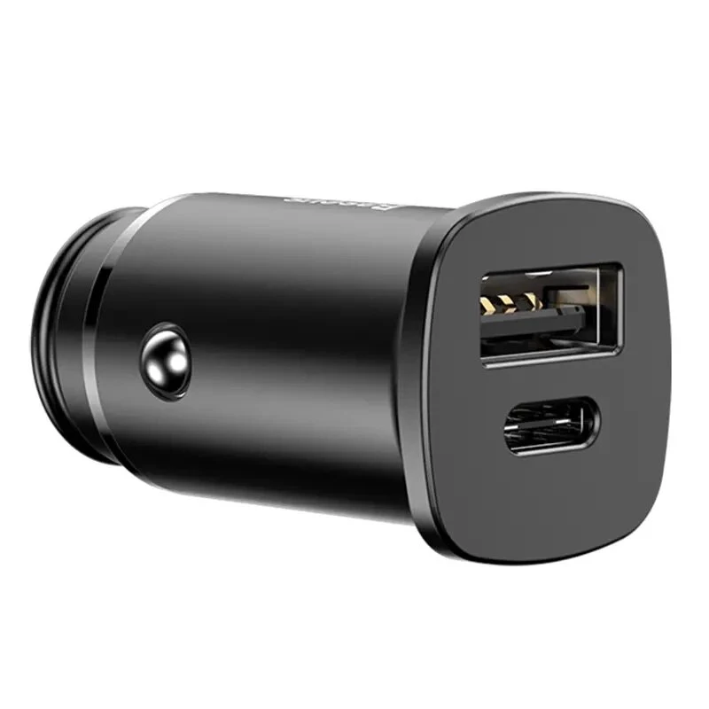 Baseus Square Car Charger PPS QC4.0 / PD3.0 5A 30W (Black)