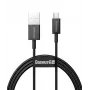 Baseus Superior Szybkie Ładowanie Kabel Danych MicroUSB 2m Czarny