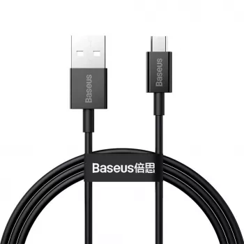 Baseus Superior Fast Charging Data Cable USB-A to Micro USB 1m Black