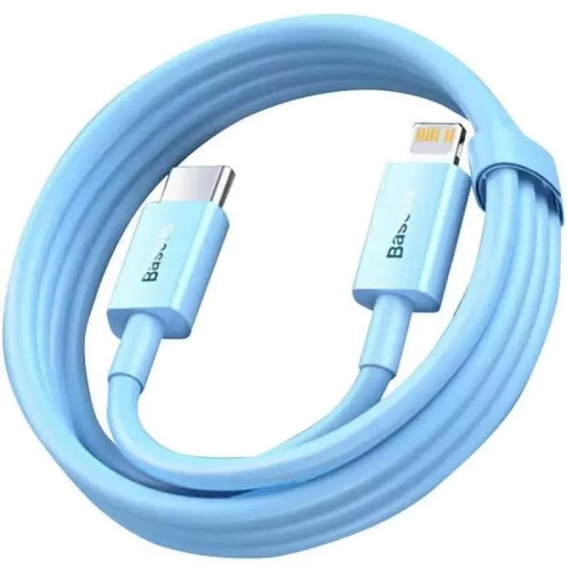 Baseus Superior Series USB-C do Lightning Kabel 1m Niebieski 20W 480Mbps (CAYS001903)