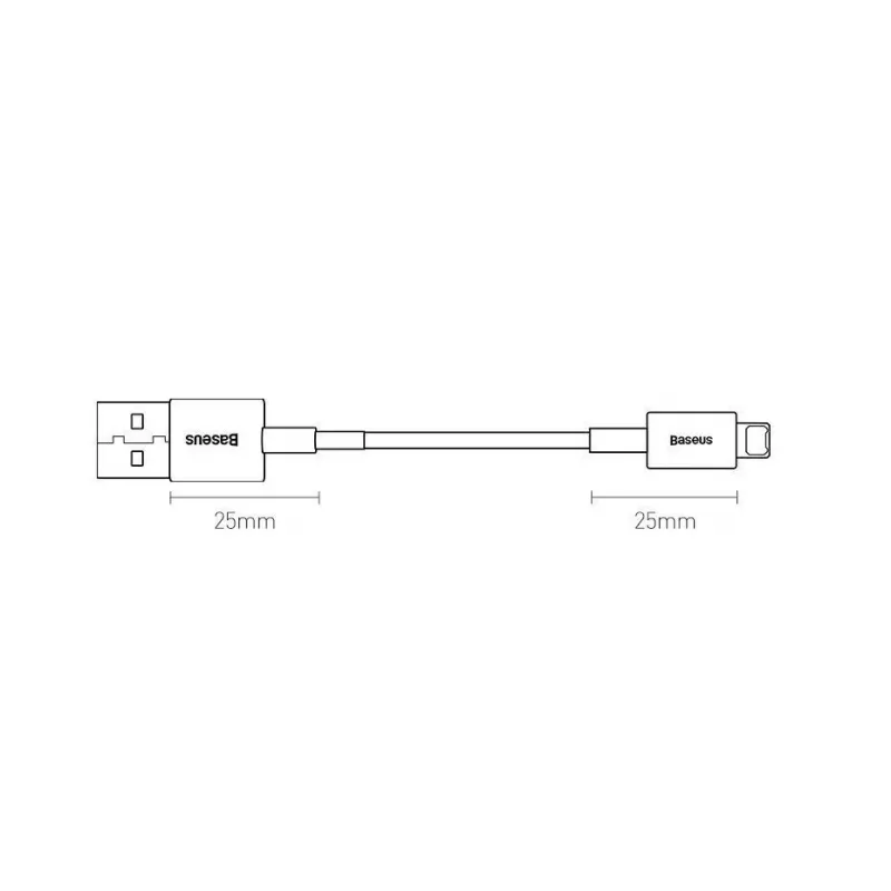 Baseus Superior USB-A do Lightning szybkie ładowanie i przesył danych kabel 1m Czarny (CALYS-A01)