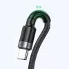 Baseus Type-C Cafule SuperCharge 40W PD 3.0 QC 3.0 1m Gray/Black USB-C do USB-C Kabel (CATKLF-PG1)