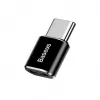 Adapter Baseus USB 2.0 Type-C na Micro USB OTG (Czarny)