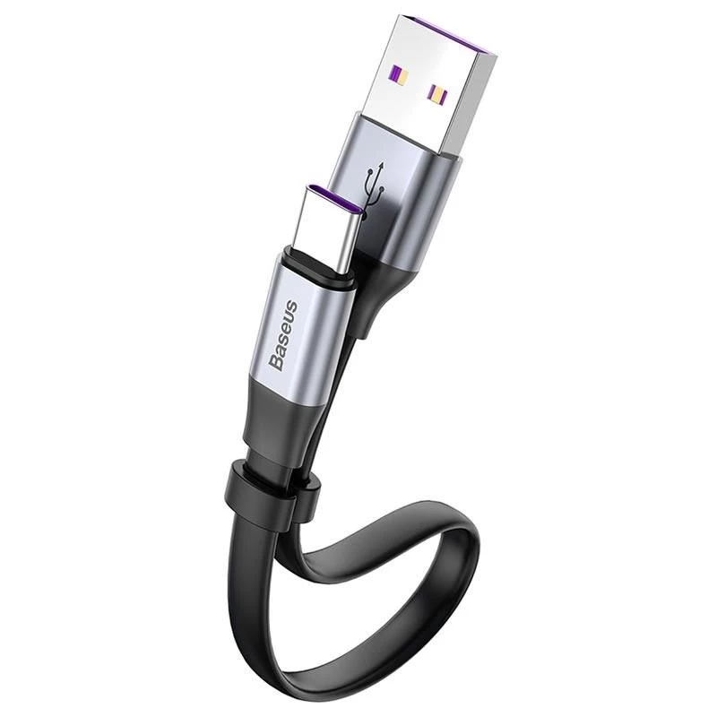 Baseus USB-A do USB-C Kabel 0,23m Czarny CATMBJ-BG1