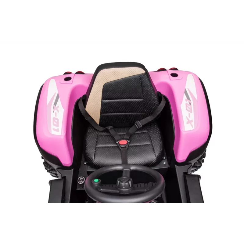 Traktor na baterie BLT-206 Różowy
