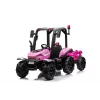 Traktor na baterie BLT-206 Różowy
