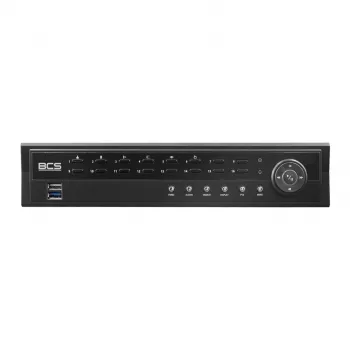 BCS 16-kanałowy rejestrator IP NVR BCS-U-NVR1602-A-4K-8P z dyskiem 6TB HDD