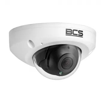 BCS 4MP IP Kopułkowa Kamera BCS-P-DMIP24FSR3-Ai2 z Ochroną Obwodową AI, Obiektyw 2.8mm, IR 30m, IP67, IK10, PoE
