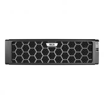 BCS 64-kanałowy rejestrator IP NVR, 16 zatok SATA, nagrywanie 4K, H.265+, RAID, 3U Rackmount - BCS-P-NVR6416R-8KR
