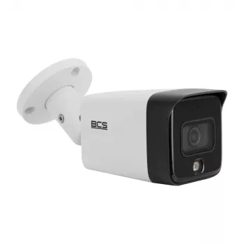 BCS 8MP Zewnętrzna kamera IP typu Bullet z analityką AI, obiektyw 3.6mm, IR 30m, IP67, PoE