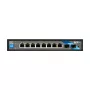 BCS BCS-B-SP08G-2SFP 8-Port Gigabit PoE+ Switch z 2 portami SFP, 240W, Industrial, Niezarządzalny