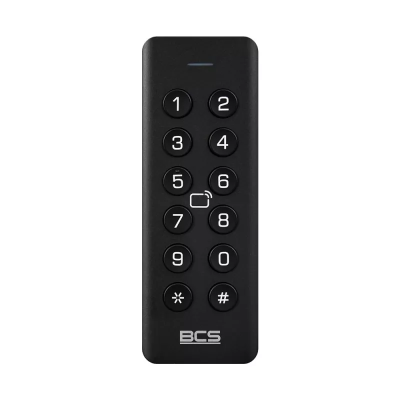 BCS BCS-L-CKRS-M9Z RS485 MIFARE Access Control Reader, Black, IP65