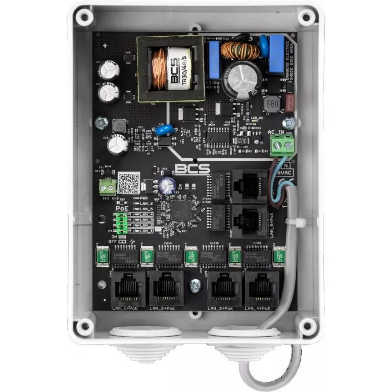 BCS IP5/E-S-II 5MP Zewnętrzna sieciowa kamera bullet z 30m IR, True WDR, PoE, IP67