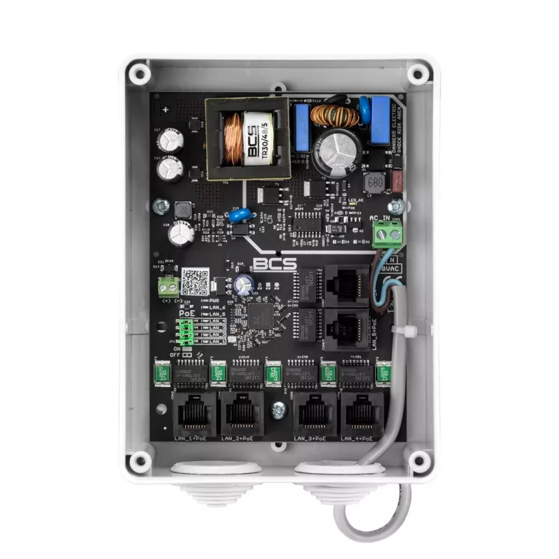 BCS IP5/E-S-II 5MP Zewnętrzna sieciowa kamera bullet z 30m IR, True WDR, PoE, IP67