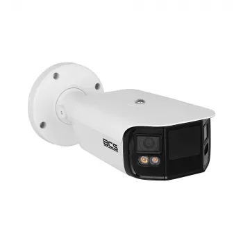 BCS-L-PTIP2X4FCL4-Ai2 8MP IP Kamera Wieżowa z Obiektywem Stałoogniskowym 4mm, Smart IR, AI Ochrona Obwodowa, PoE