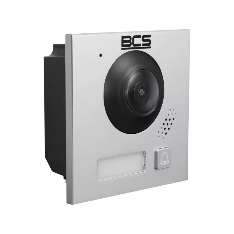 BCS Outdoor Video Intercom Panel BCS-PAN-KAM(4) - 4 Subscribers, Silver/Grey