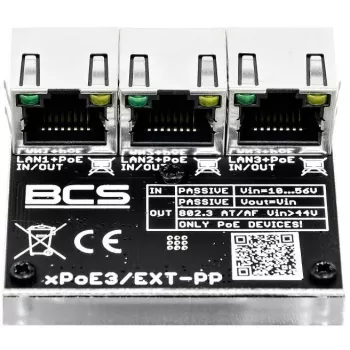 BCS-xPoE3/EXT-PP przełącznik PoE