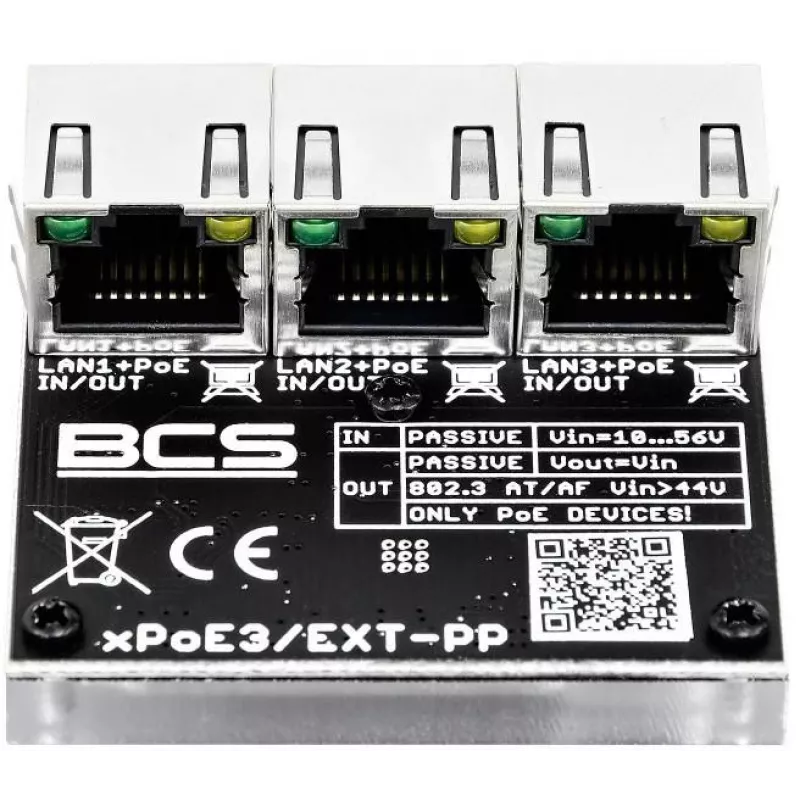 BCS-xPoE3/EXT-PP przełącznik PoE