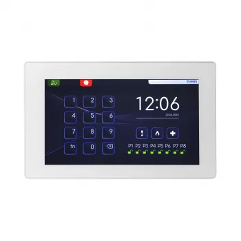 BCS PulsON Alarm Touch BUS 7 inch Touchscreen Keypad - Biały