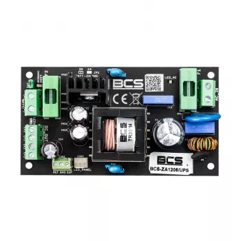 BCS-ZA1206/UPS 12V 6A 72W Zasilacz AC/DC z podtrzymaniem bateryjnym (UPS)