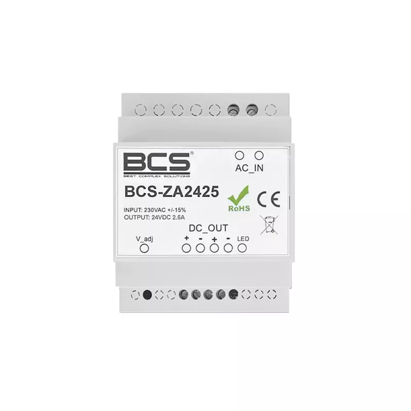 BCS-ZA2425 24V 2.5A 60W Switching Power Supply