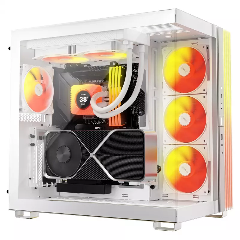 be quiet! Light Loop IO LCD 240mm biały chłodzenie cieczą All-in-One do procesora